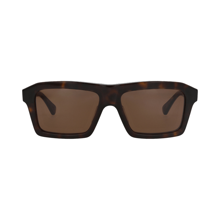 Bottega Veneta Square-Frame Recycled Acetate Sunglasses — Brown – Havana BV1213S 30014256 002