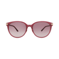 Gucci Round-Frame Recycled Acetate Sunglasses — Red
