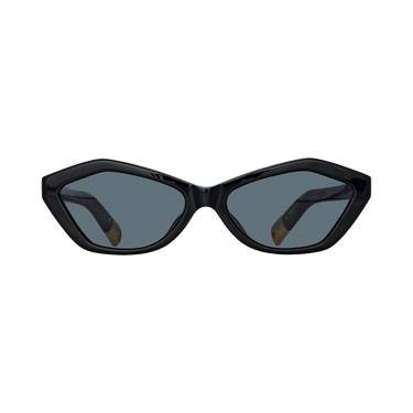 Linda Farrow x Jacquemus Bambino Angular Sunglasses — Black