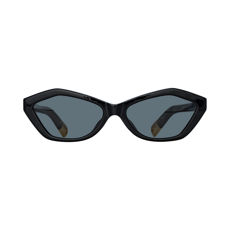 Linda Farrow x Jacquemus Bambino Angular Sunglasses — Black