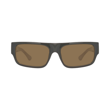 Linda Farrow x Dries Van Noten Rectangular Sunglasses — Grey