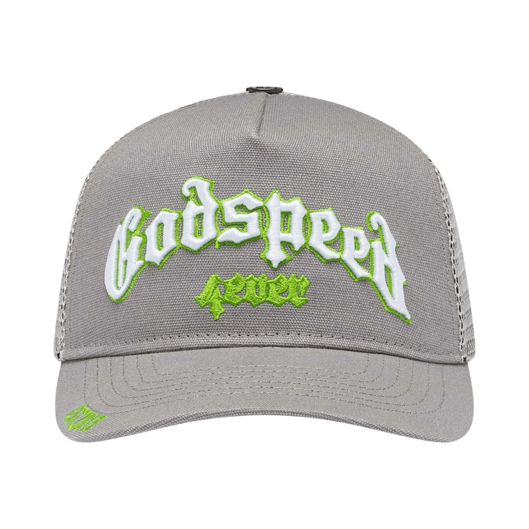Godspeed Forever Trucker Hat 'Grey/Lime'