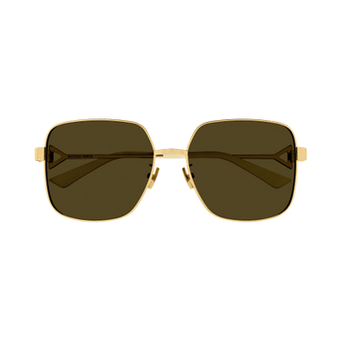 Bottega Veneta Rectangle Sunglasses — Brown – BV1199S