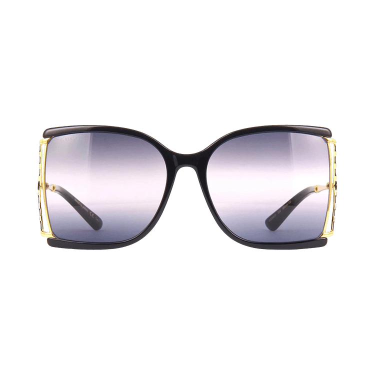 Gucci Square Sunglasses — Black – Trevalie GG0592S 002