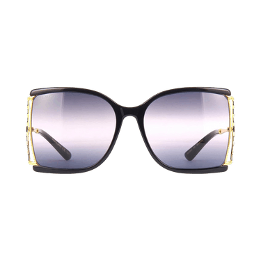 Gucci Square Sunglasses — Black – Trevalie GG0592S 002