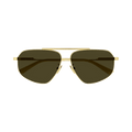 Bottega Veneta Aviator Sunglasses — Gold – BV1194S 002