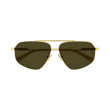 Bottega Veneta Aviator Sunglasses — Gold – BV1194S 002