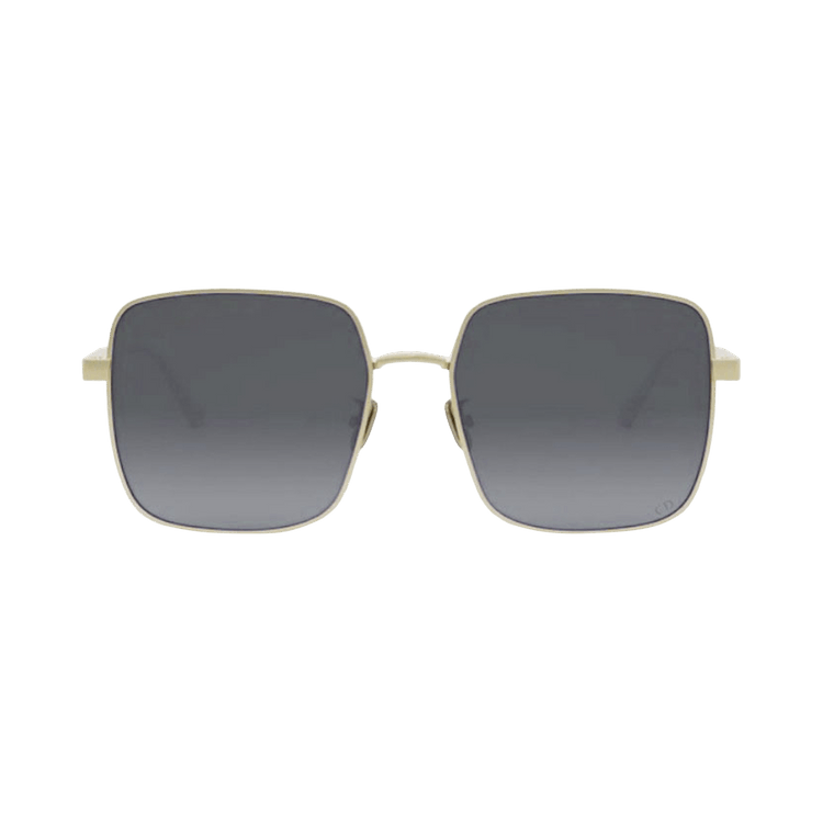 Dior Cannage Square Sunglasses — Grey