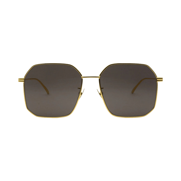 Bottega Veneta Square Sunglasses — Gold – BV1108SA 001