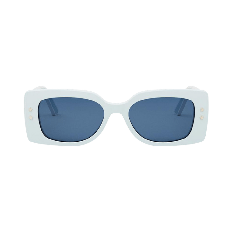 Dior Pacific Rectangle Sunglasses — White
