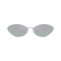 Balenciaga Cat Eye Sunglasses — Silver