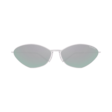 Balenciaga Cat Eye Sunglasses — Silver
