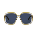 Dior Highlight Square Sunglasses — Blue