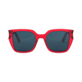 Dior Glow Square Sunglasses — Red