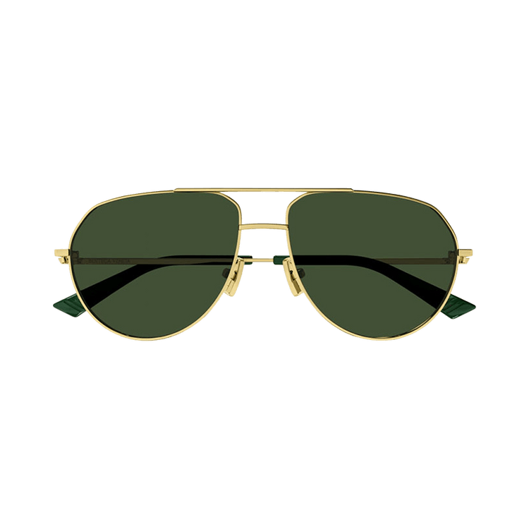 Bottega Veneta Aviator Sunglasses — Green – BV1302S 003