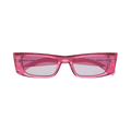 Saint Laurent Rectangle Sunglasses — Pink