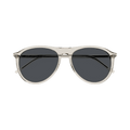 Saint Laurent Aviator Sunglasses — Grey – 667 003