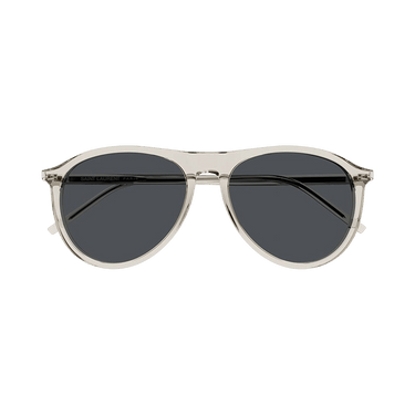 Saint Laurent Aviator Sunglasses — Grey – 667 003