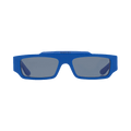 Gucci Rectangle Sunglasses — Blue