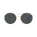 Gucci Round-Frame Metal Sunglasses — Gold – Grey GG0680S 30008569 001