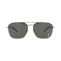 Saint Laurent Aviator-Frame Metal Sunglasses — Silver – Grey SL309M 30014272 006