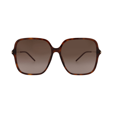 Gucci Square-Frame Recycled Acetate Sunglasses — Brown – Havana Gold GG1267S 30013949 002