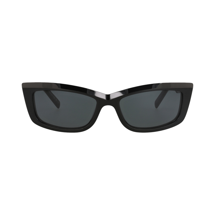 Saint Laurent Cat Eye-Frame Recycled Acetate Sunglasses — Black – SL658 30015236 001
