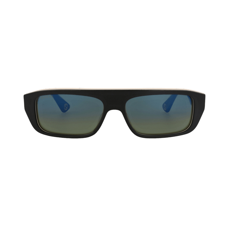 Gucci Square-Frame Recycled Acetate Sunglasses — Black – Blue GG1617S 30014946 003