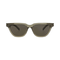 Saint Laurent Cat Eye-Frame Recycled Acetate Sunglasses — Brown – SL462SULPI 30011402 020