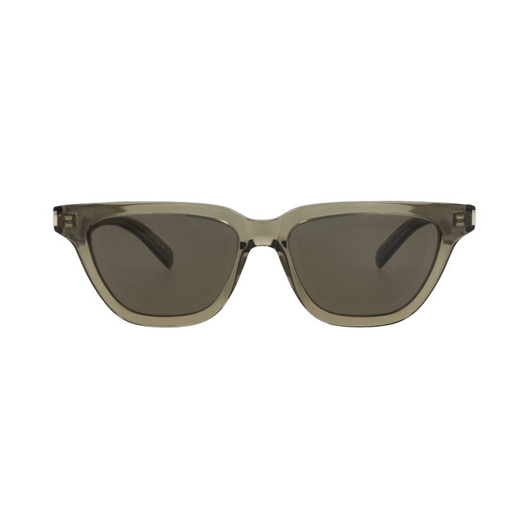 Saint Laurent Cat Eye-Frame Recycled Acetate Sunglasses — Brown – SL462SULPI 30011402 020