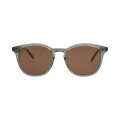 Gucci Round-Frame Acetate Sunglasses — Grey – Brown GG1157S 30012779 002