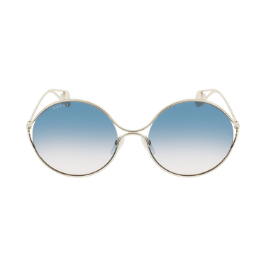 Gucci Round-Frame Metal Sunglasses — Gold – Multicolor GG0253S 30002345 003