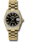 rolex-yellow-gold-datejust-31-watch-48-diamond-bezel-black-index-dial-president-bracelet-178158-bkip