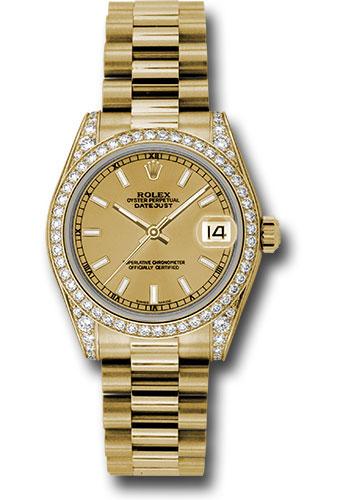 rolex-yellow-gold-datejust-31-watch-48-diamond-bezel-champagne-index-dial-president-bracelet-178158-chip