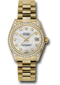 rolex-yellow-gold-datejust-31-watch-48-diamond-bezel-mother-of-pearl-diamond-dial-president-bracelet-178158-mdp
