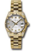 rolex-yellow-gold-datejust-31-watch-fluted-bezel-silver-jubilee-diamond-dial-president-bracelet-178238-sjdp