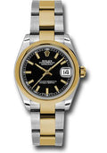 rolex-steel-and-yellow-gold-datejust-31-watch-domed-bezel-black-index-dial-oyster-bracelet-178243-bkio
