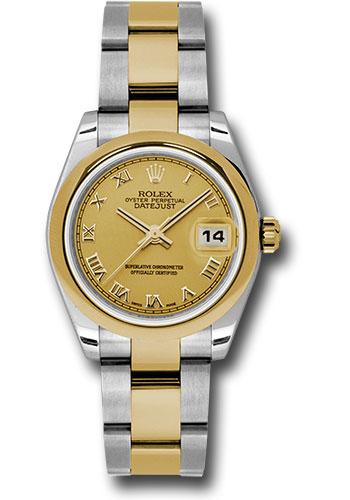 rolex-steel-and-yellow-gold-datejust-31-watch-domed-bezel-champagne-roman-dial-oyster-bracelet-178243-chro