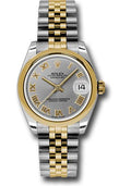 rolex-steel-and-yellow-gold-datejust-31-watch-domed-bezel-slate-grey-roman-dial-jubilee-bracelet-178243-grj