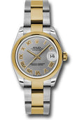 rolex-steel-and-yellow-gold-datejust-31-watch-domed-bezel-slate-grey-roman-dial-oyster-bracelet-178243-gro
