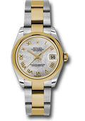 rolex-steel-and-yellow-gold-datejust-31-watch-domed-bezel-mother-of-pearl-roman-dial-oyster-bracelet-178243-mro