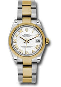 rolex-steel-and-yellow-gold-datejust-31-watch-domed-bezel-white-roman-dial-oyster-bracelet-178243-wro