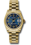 rolex-yellow-gold-datejust-31-watch-domed-bezel-blue-concentric-circle-arabic-dial-president-bracelet-178248-blcap