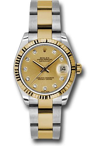 rolex-steel-and-yellow-gold-datejust-31-watch-fluted-bezel-champagne-diamond-dial-oyster-bracelet-178273-chdo