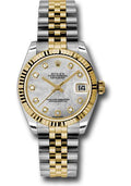 rolex-steel-and-yellow-gold-datejust-31-watch-fluted-bezel-mother-of-pearl-diamond-dial-jubilee-bracelet-178273-mdj