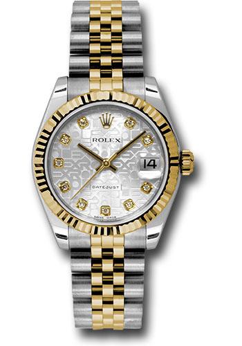 rolex-steel-and-yellow-gold-datejust-31-watch-fluted-bezel-silver-jubilee-diamond-dial-jubilee-bracelet-178273-sjdj