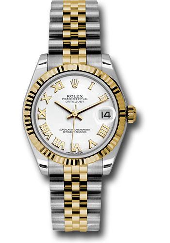 rolex-steel-and-yellow-gold-datejust-31-watch-fluted-bezel-white-roman-dial-jubilee-bracelet-178273-wrj