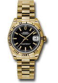 rolex-yellow-gold-datejust-31-watch-fluted-bezel-black-index-dial-president-bracelet-178278-bkip