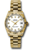 rolex-yellow-gold-datejust-31-watch-fluted-bezel-white-diamond-dial-president-bracelet-178278-wdp