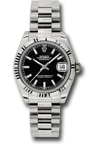 rolex-white-gold-datejust-31-watch-fluted-bezel-black-index-dial-president-bracelet-178279-bkip